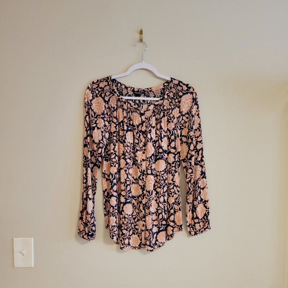 Lucky Brand Boho Peasant Blouse